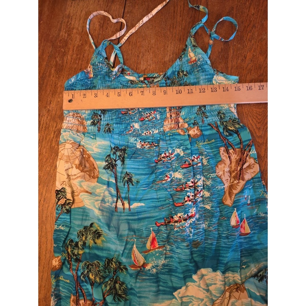 Wanted Y2K Dress Womens Hawaiian Summer Slip Sundress Vintage - Picture 6 of 7